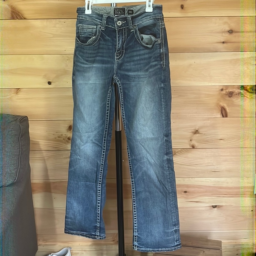 Size 33 long gently used Buckle jeans